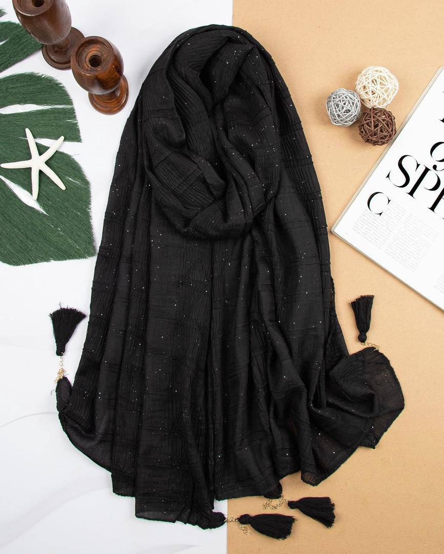 عکس شال پلیسه اکلیل دار