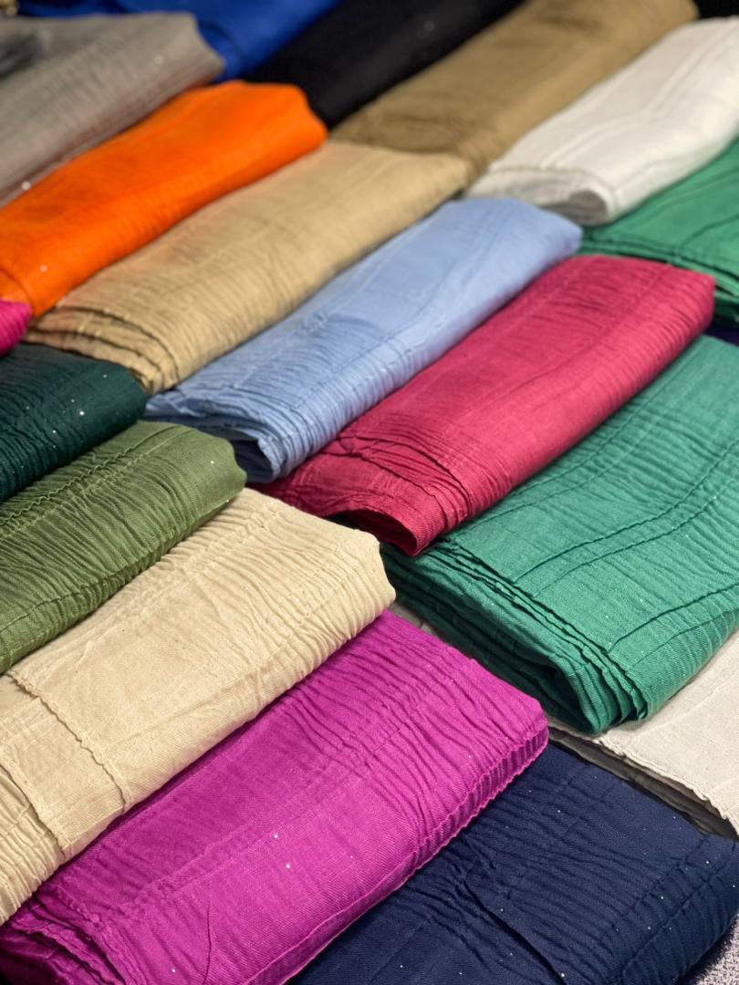 عکس شال پلیسه اکلیل دار