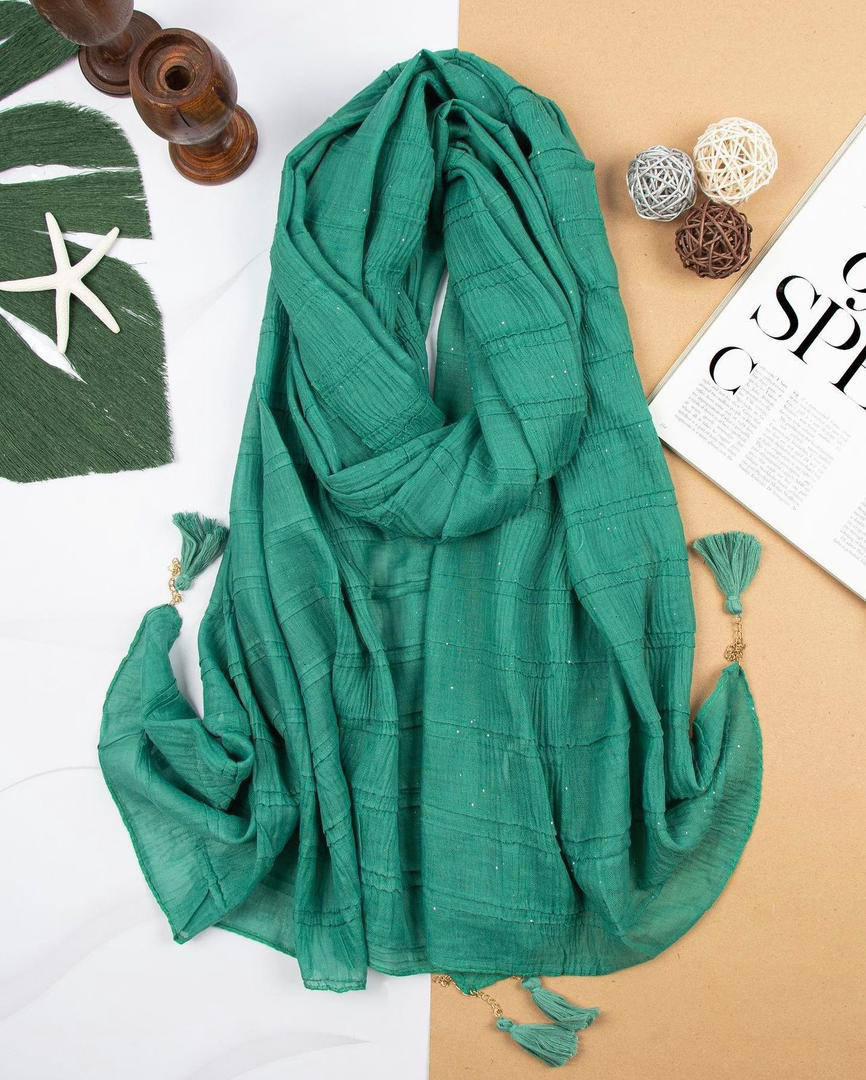 عکس شال پلیسه اکلیل دار