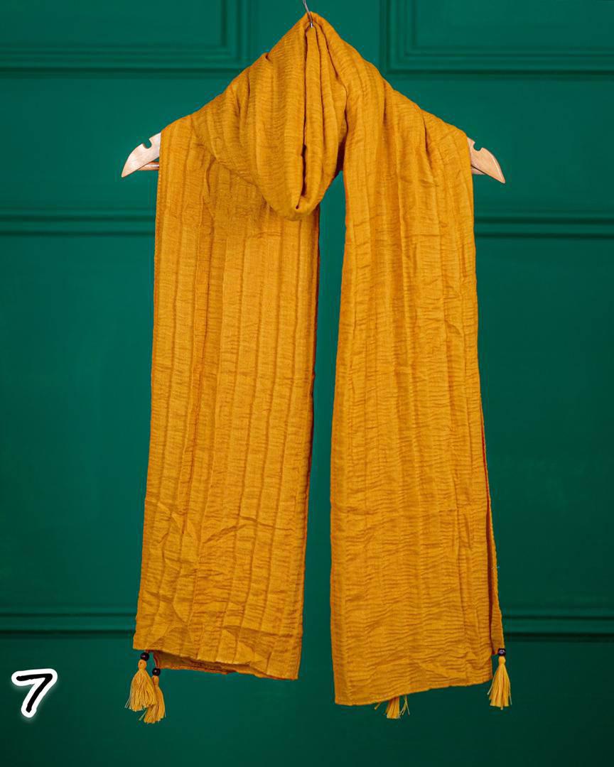 عکس شال پفکی منگوله دار