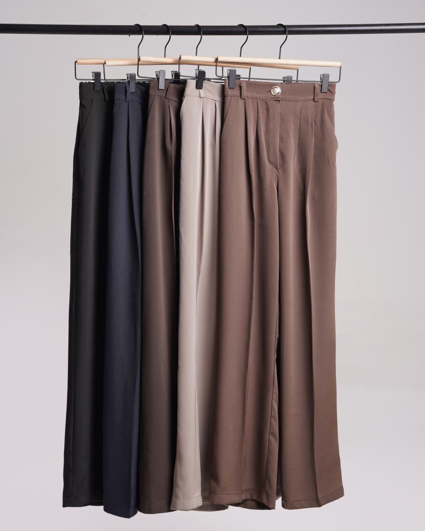 غکس شلوار کمر کش کد 88 کرم