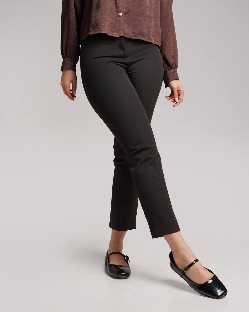 عکس شلوار گاواردین 91 قهوه ای