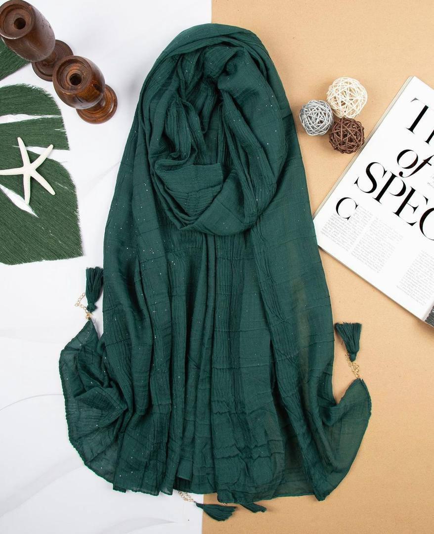 عکس شال پلیسه اکلیل دار