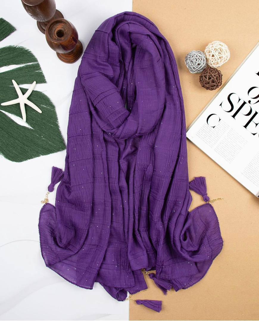 عکس شال پلیسه اکلیل دار