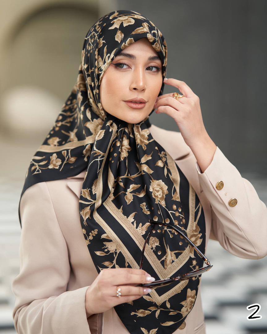 غکس ساتن دیور گل طرح 2