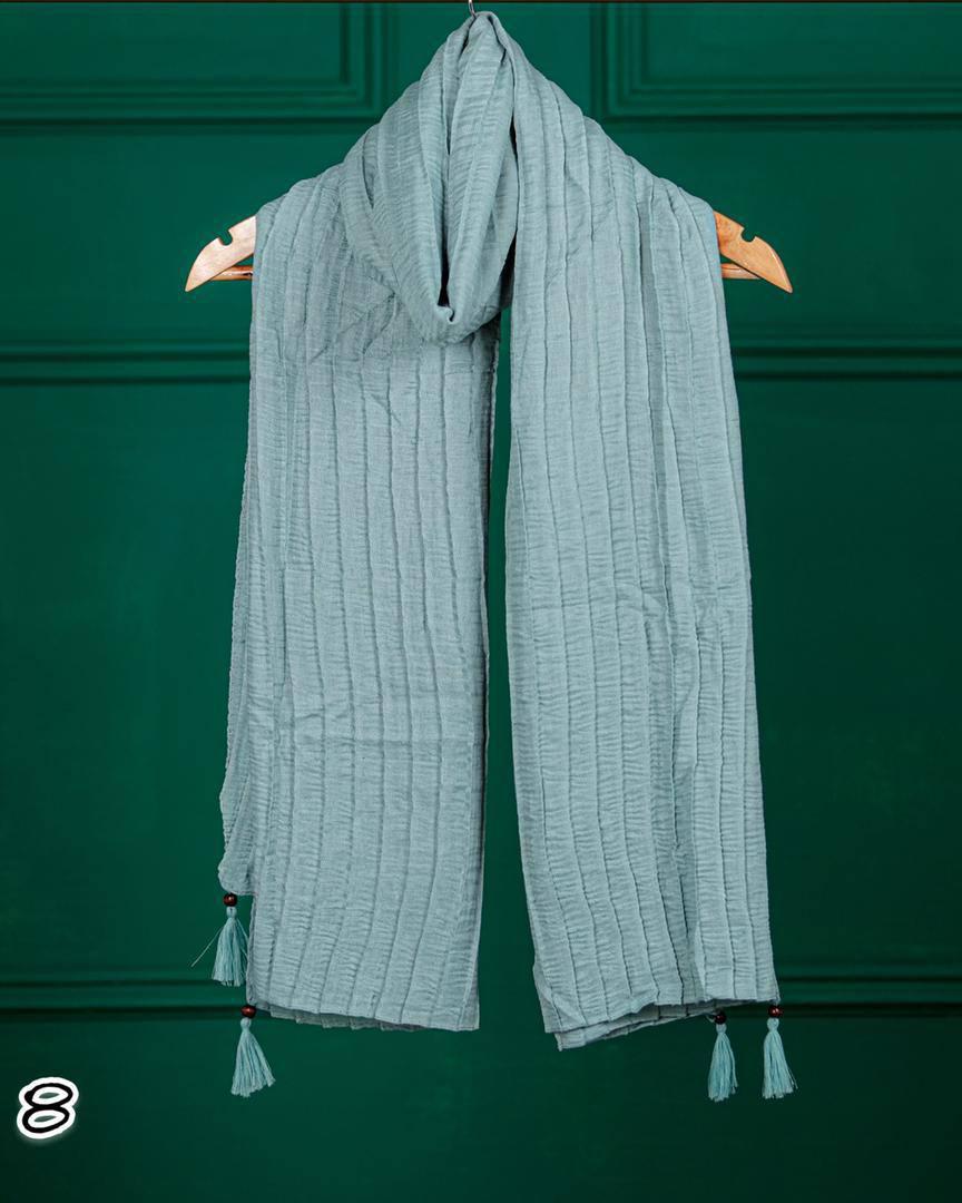 عکس شال پفکی منگوله دار