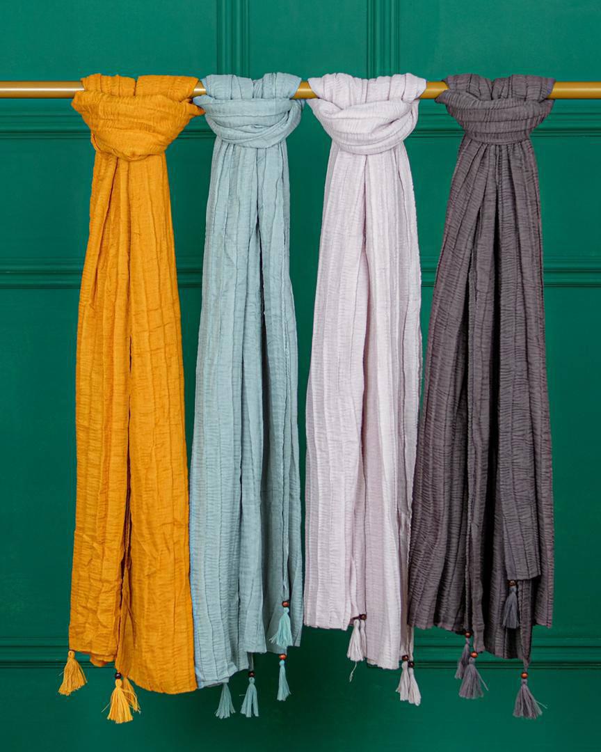 عکس شال پفکی منگوله دار