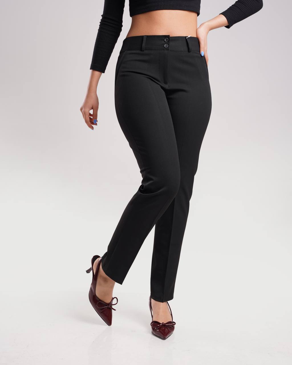 عکس شلوار گاواردین 61 مشکی