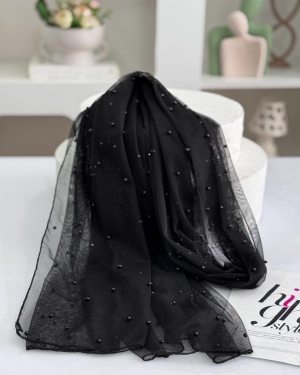 غکس توری تمام مروارید مشکی
