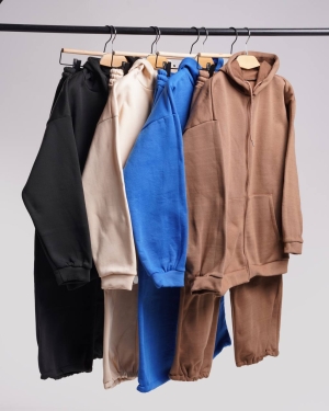 غکس ست سویشرت شلوار بیسیک ساده ست سویشرت شلوار بیسیک ساده